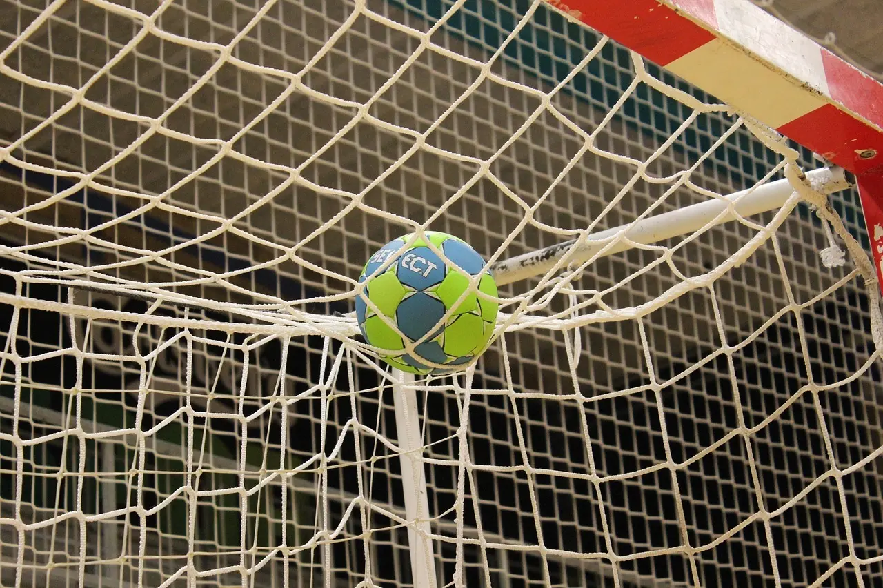 Håndbold i målets net